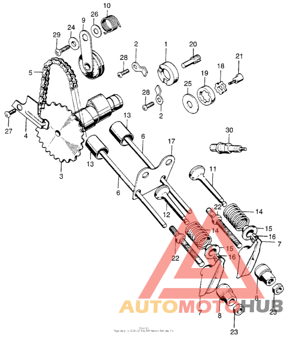 Valve + camshaft