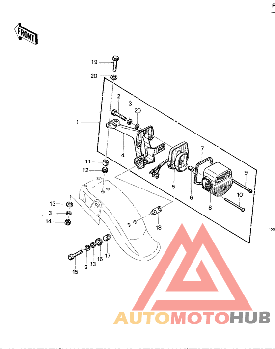 Taillight unit ass`y