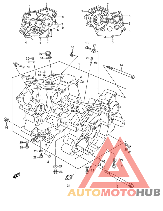 Картер двигателя