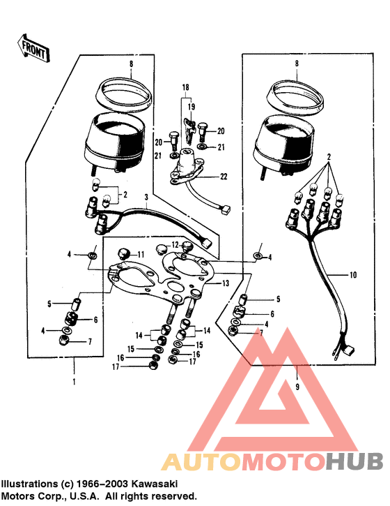 Meters/ignition switch