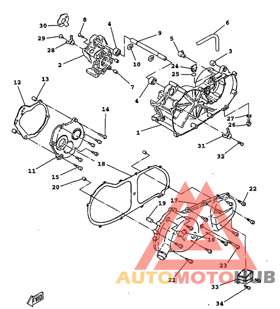 Картер двигателя