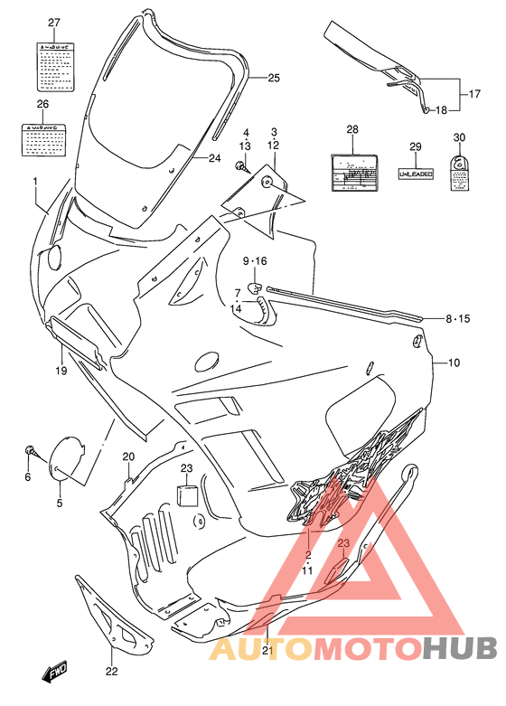 Cowling body