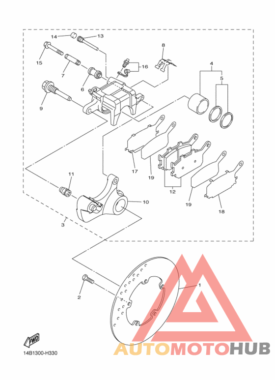 Задний суппорт