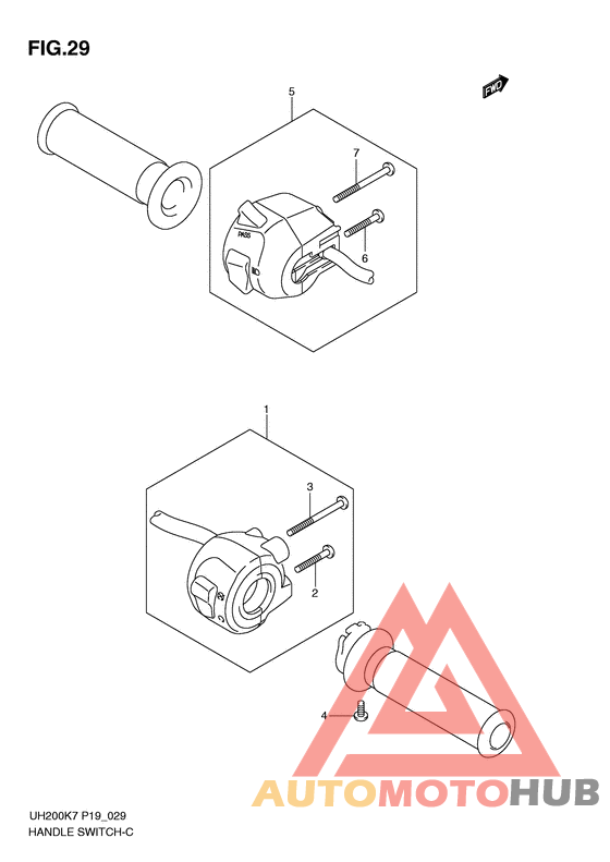 Рулевой переключатель