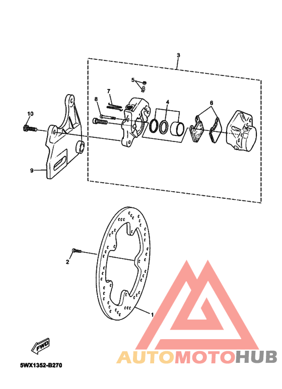 Задний суппорт