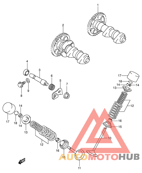 Распредвал / клапан