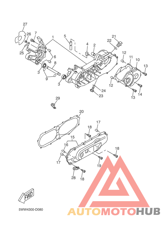 Картер двигателя