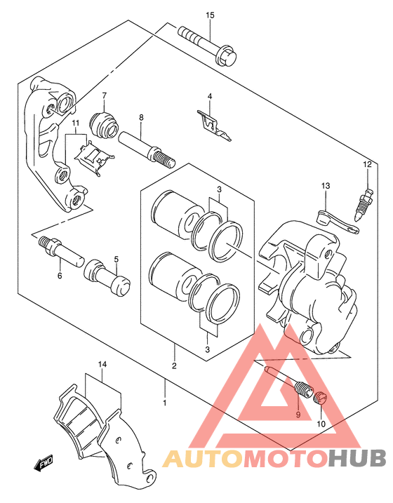 Передний суппорт