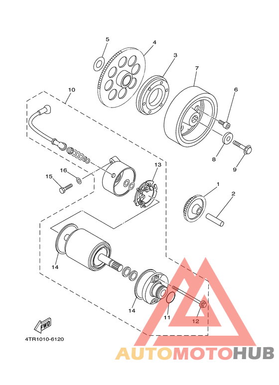 Муфта стартера