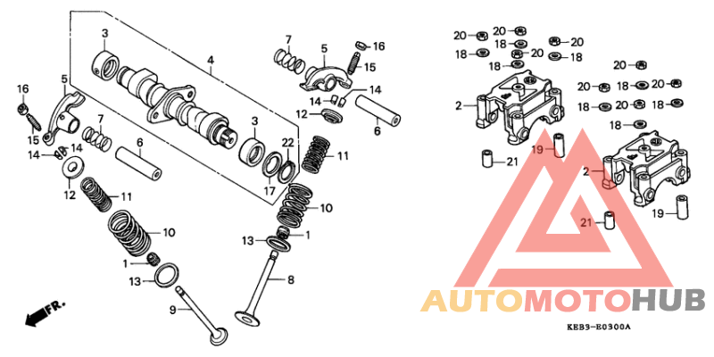 Распред вал/клапана