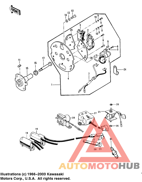 Ignition/regulator/rectifier