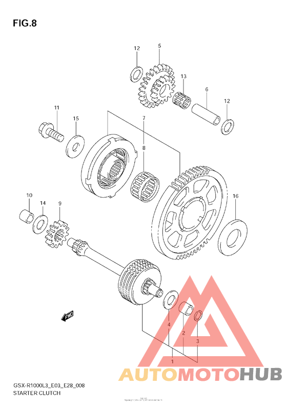 Муфта стартера