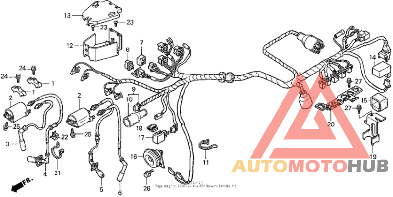 Vt1100c2wire harness