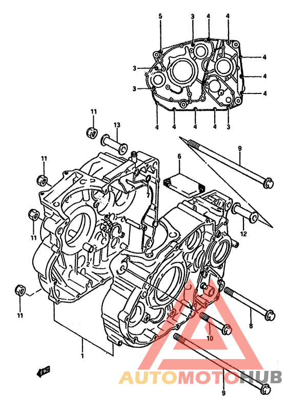 Картер двигателя