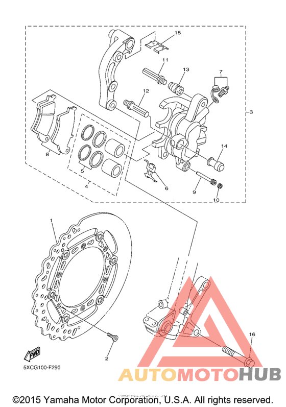 Передний суппорт