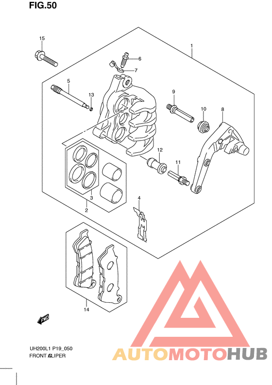 Передний суппорт