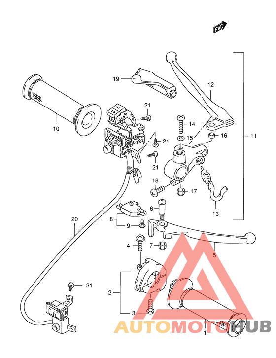 Рулевой рычаг