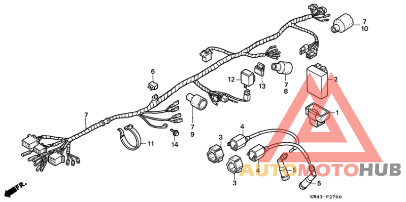 Wire harness/ ignition coil