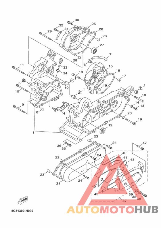 Картер двигателя