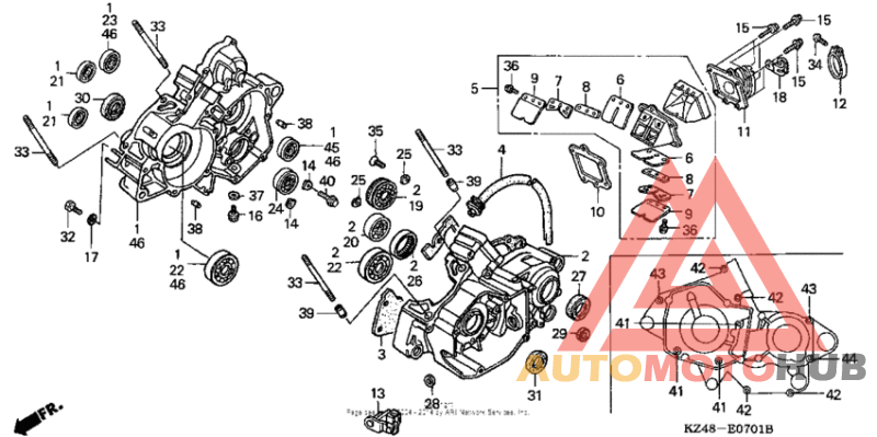 Crankcase ('03-'04)
