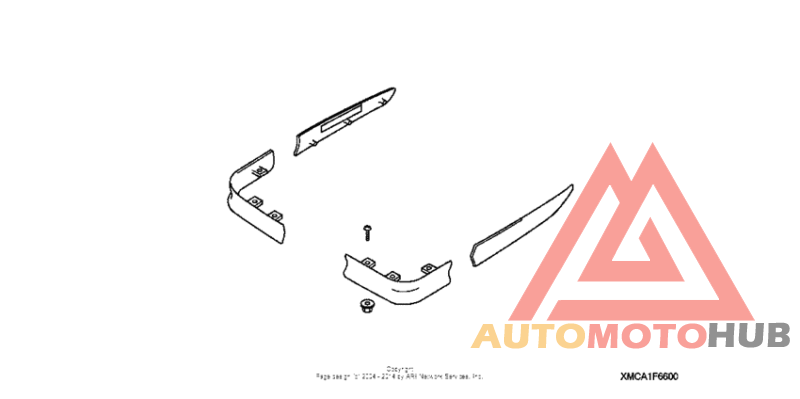 Saddlebag spoiler (lower)
