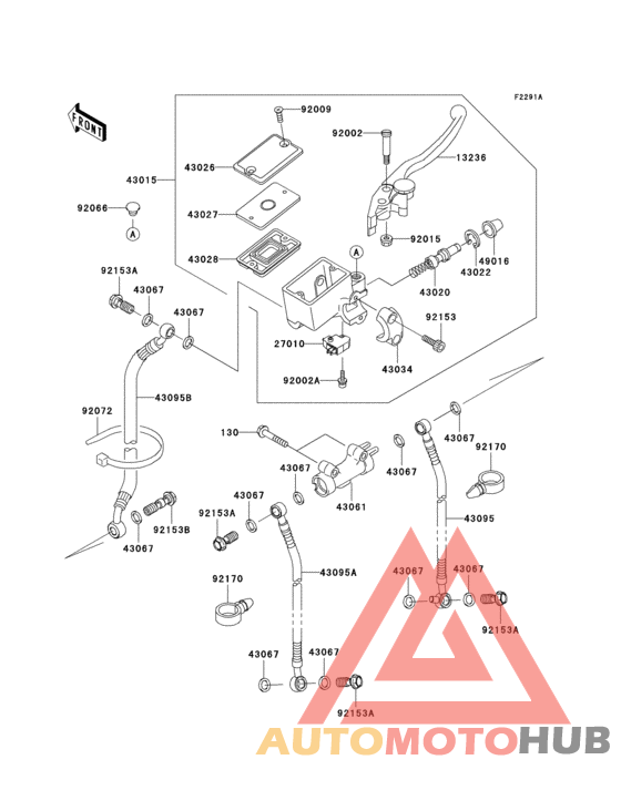 Front master cylinder(1/2)(e12/e13)