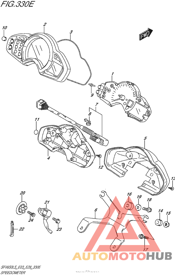 Speedometer (Sfv650Al5 E33)