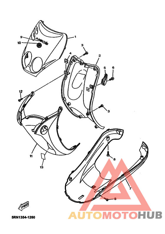 Щиток облицовочный