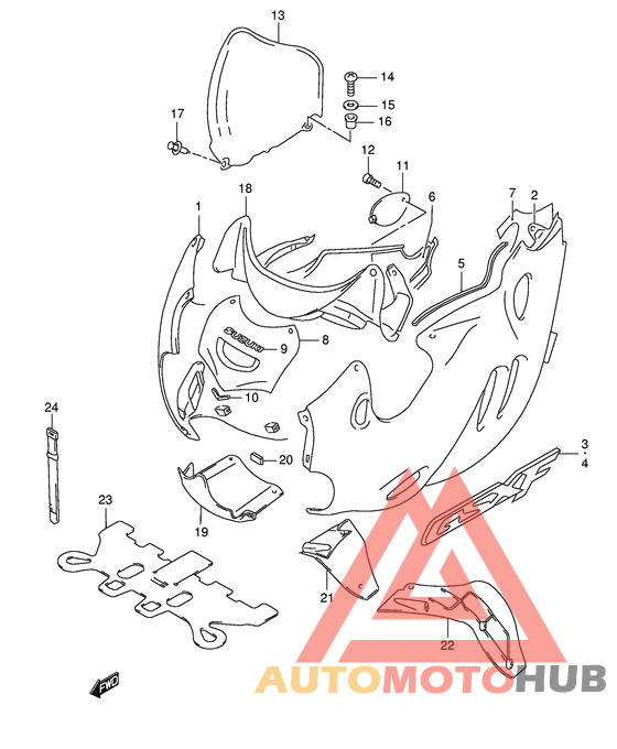 Cowling body