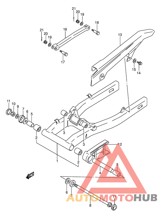Маятник задний