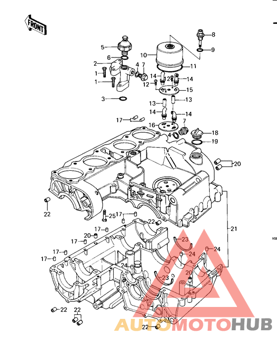 Crankcase/breather cover