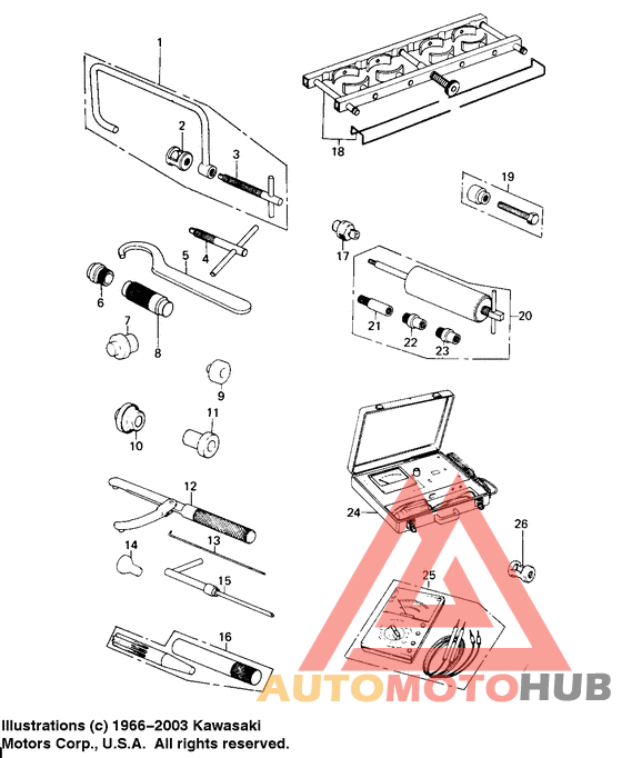 Special service tools "b"