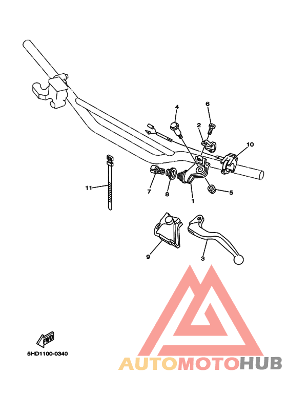 Handle switch. lever