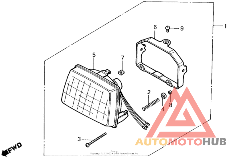 Headlight 84-86