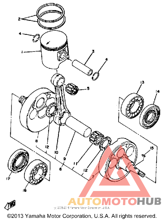 Коленвал,поршни