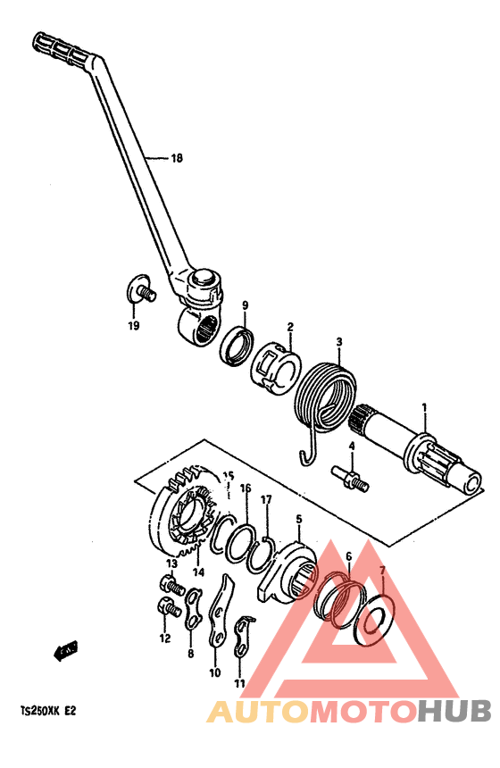 Ножной стартер