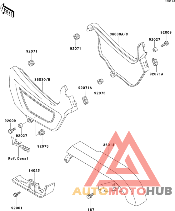 Side covers/chain cover(en500-a4)