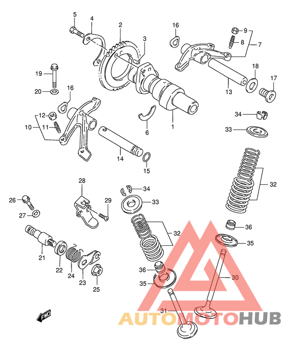 Распредвал / клапан