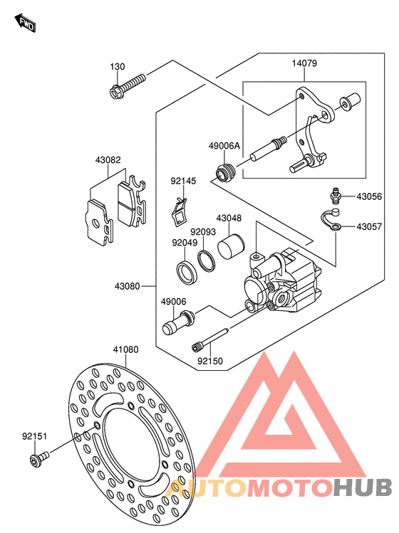 Передний суппорт