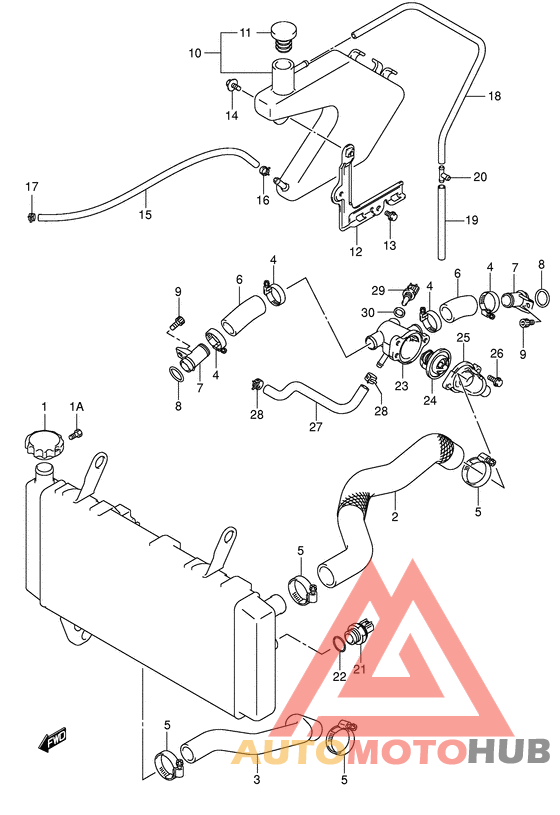 Радиатор hose
