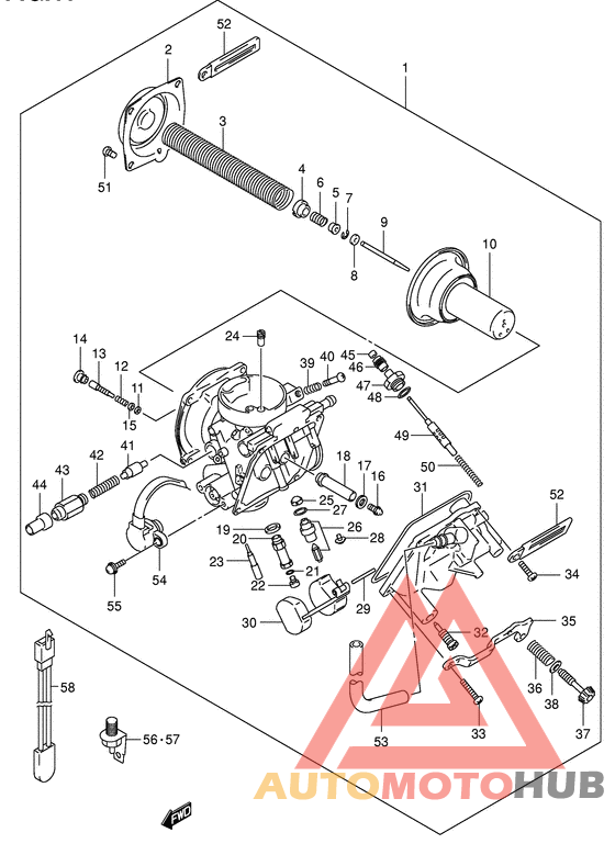Carburetor assy