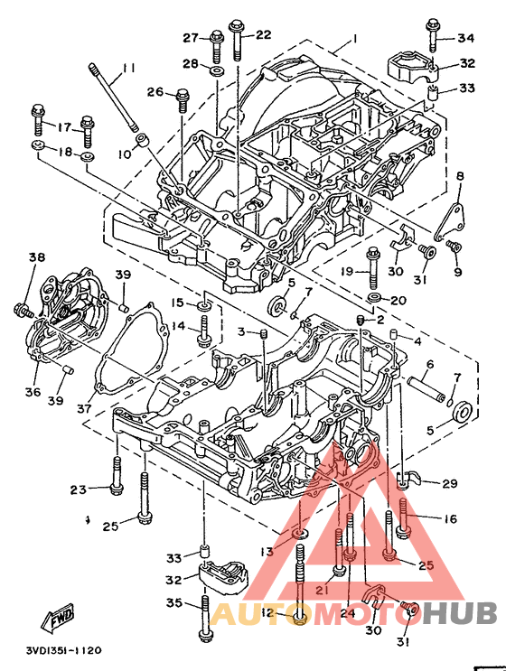 Картер двигателя