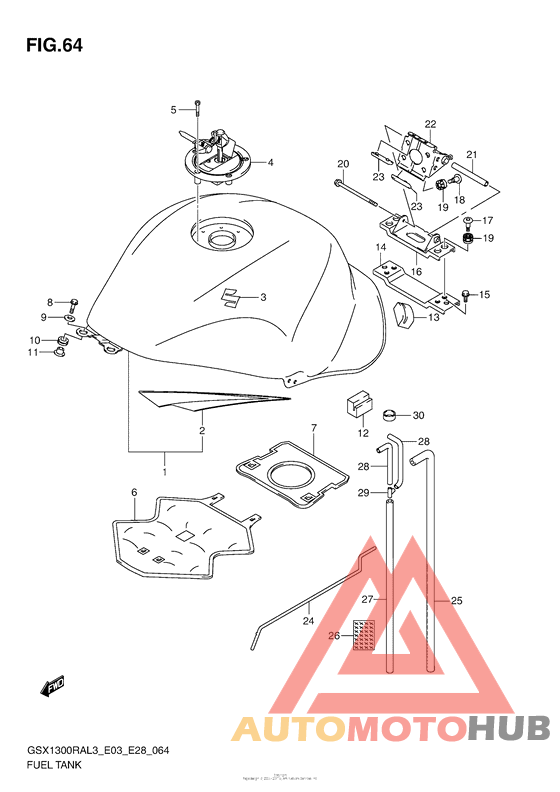 Fuel Tank (Gsx1300Ral3 E28)