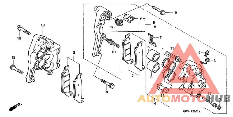 Передний суппорт