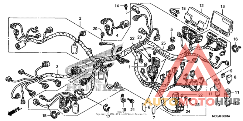 Wire harness (st1300a)