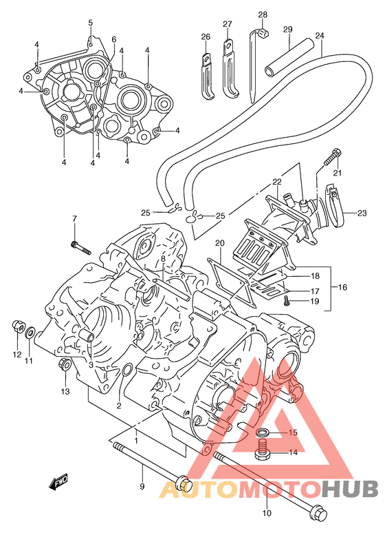 Картер двигателя