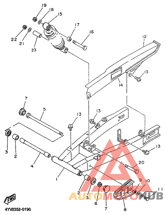 Rear arm. suspension