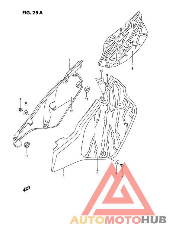 Обтекатель задний
