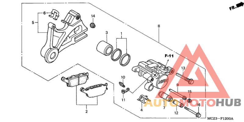 Задний суппорт