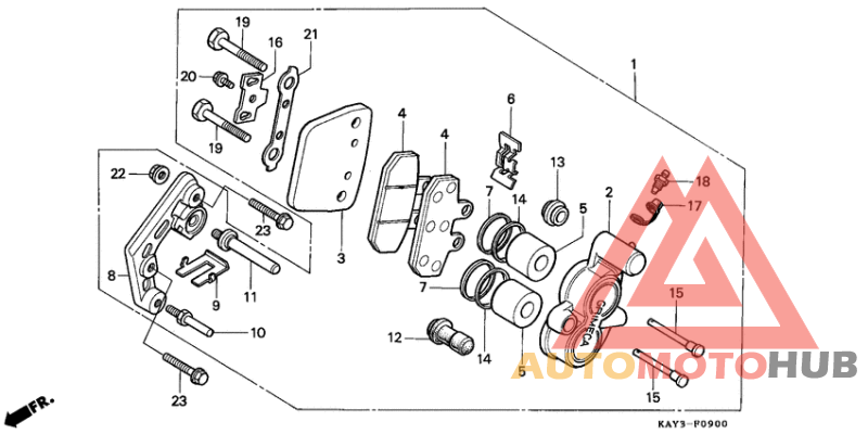 Передний суппорт